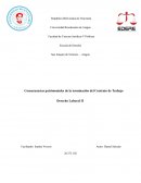 Consecuencias patrimoniales de la terminación del Contrato de Trabajo