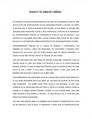 ENSAYO “EL AMANTE LIBERAL”