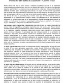 APUNTES DEL TEMA TEORIAS DE LA EDUCACION – FILOSOFIA”