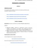 Clase - Modernidad y escuela e Hijas de Sarmiento