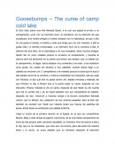 Resúmen Goosebumps – The curse of camp cold lake