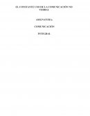 EL CONSTANTE USO DE LA COMUNICACIÓN NO VERBAL