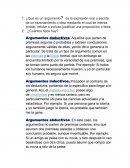 Actividad de logica ¿Qué es un argumento?