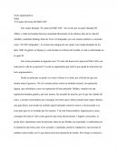 Texto argumentativo Sobre “El Cantar De Gesta Del MIO CID”