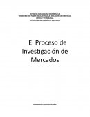 El Proceso de Investigación de Mercados