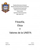 Filosofia., Etica y Valore s de la UNEFA