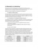La Matematica en el Marketing