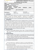 INFORME SOBRE EL PROCESO DE ACTIVIDADES DEL PROGRAMA CNH EJECUTADAS