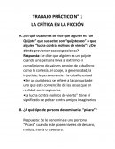 La critica a la ficción