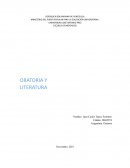 LA ORATORIA Y LA LITERATURA