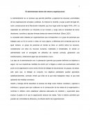 El administrador dentro del entorno organizacional