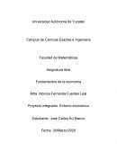 Proyecto integrador. Entorno económico