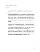 Reporte de lectura Naufragios de Alvar Nuño Cabeza de Vaca