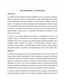 Ética profesional y la psicología