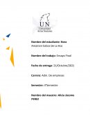 Procedimiento de control