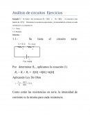 Análisis de circuitos Ejercicios