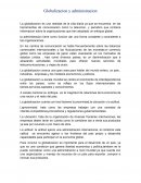 Globalizacion y administracion