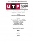 Informe sobre Actividades Económicas del Perú y su impacto en el mercado laboral”