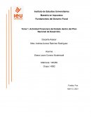 Actividad Financiera del Estado dentro del Plan Nacional de Desarrollo