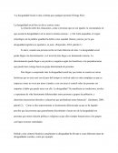 La desigualdad social es más violenta que cualquier protesta