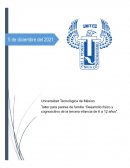 Taller. “Desarrollo físico y cognoscitivo de la tercera infancia de 6 a 12 años”