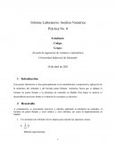 Informe Laboratorio: Análisis Numérico