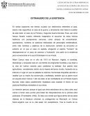 RESEÑA DE "EL EXTRANJERO", CAMUS