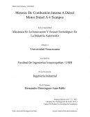 Motores De Combustión Interna A Diésel Motor Diésel A 4 Tiempos