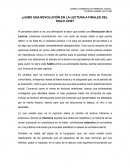 REVOLUCIÓN EN LA LECTURA