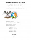 Auditoría Administrativa a la empresa Credicorp