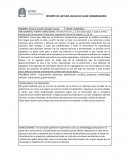 Reporte de lectura /acuse de clase conservación I