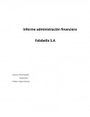 Informe administración financiera Falabella S.A