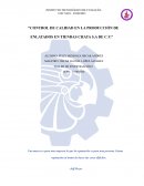 Control de calidad en la producción de enlatados en tiendas Chata S.A de C.V