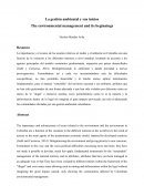 Los inicios de la gestión ambiental