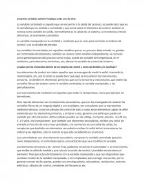 Variables en control. Página 1