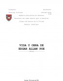 Informe Vida y obra Edgar Allan Poe