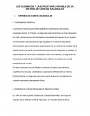 LOS ELEMENTOS Y LA ESTRUCTURA CONTABLE DE UN SISTEMA DE CUENTAS NACIONALES