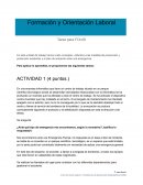 Formación y Orientación Laboral. Tarea para FOL09