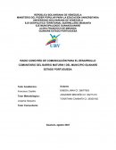 RADIO COMO RED DE COMUNICACIÓN PARA EL DESARROLLO COMUNITARIO
