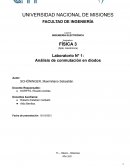 Laboratorio N° 1: Análisis de conmutación en diodos