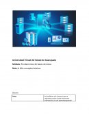 Fundamentos de bases de datos Reto 1: Mis conceptos básicos