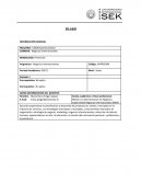 PLAN MICROCURRICULAR. NEGOCIOS INTERNACIONALES