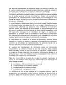 Las teorías de procesamiento de información