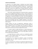 Concepto de organización