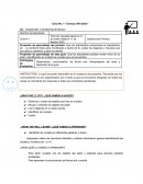 Guía No. 1 “Conozco Mi Salón”