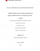 Baja productividad “GLOBALPLASTIC”