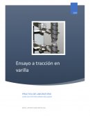 Ensayo a tracción en varilla
