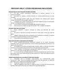 PREVENIR VIRUS Y OTROS PROGRAMAS MALICIOSOS