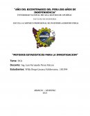 Metodos estadisticos para la investigacion