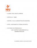 Las cuatro funciones de la administracion